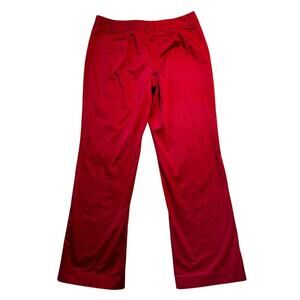 TALBOTS RED Stretch CHINO Pants, size women's 14